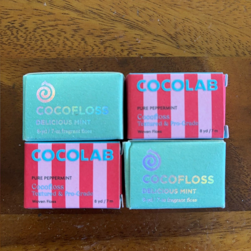 Cocofloss Mint and Peppermint Floss Set